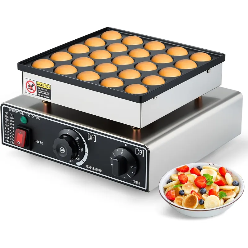 Commercial Kitchen And Bar - Mini Pancake Maker Commercial 25 Pcs