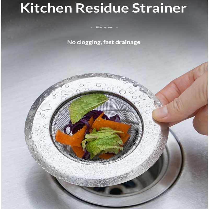 Commercial Kitchen Bin - Stainless Steel Sink Strainer Kitchen Sink