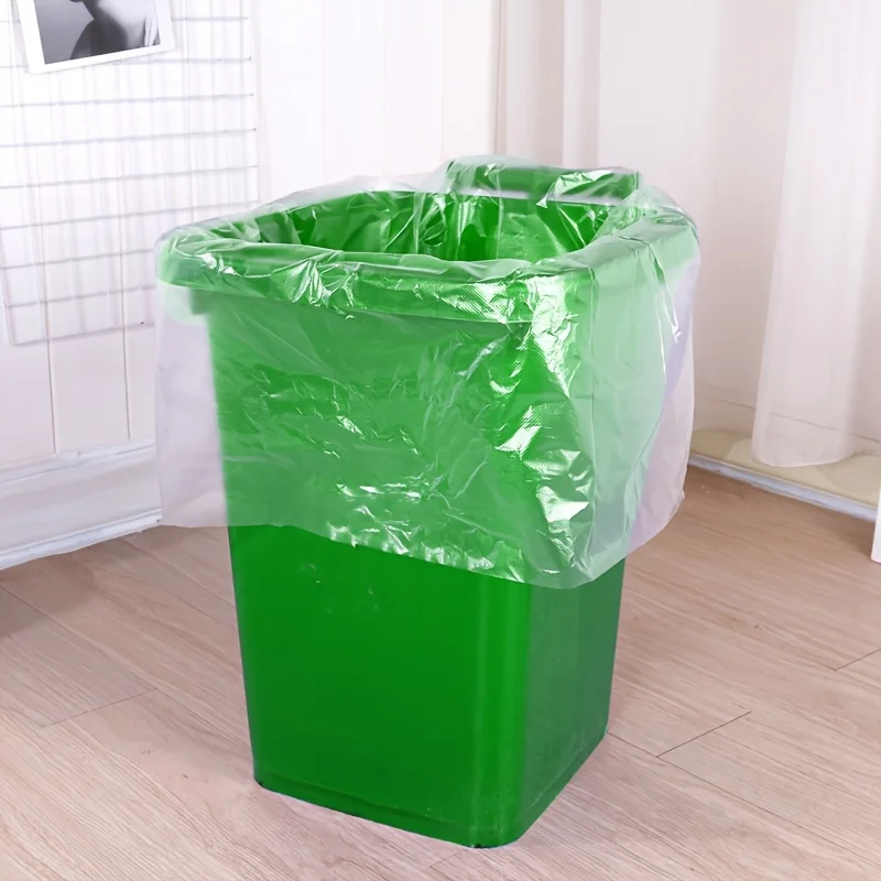 50PCS Clear Trash Bags Large C - огляд і ціна Commercial Kitchen Bin