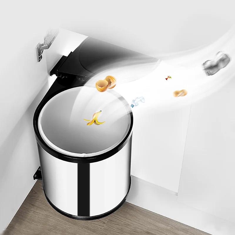Premium Pull-Out Cabinet Trash - огляд і ціна Commercial Kitchen Bin