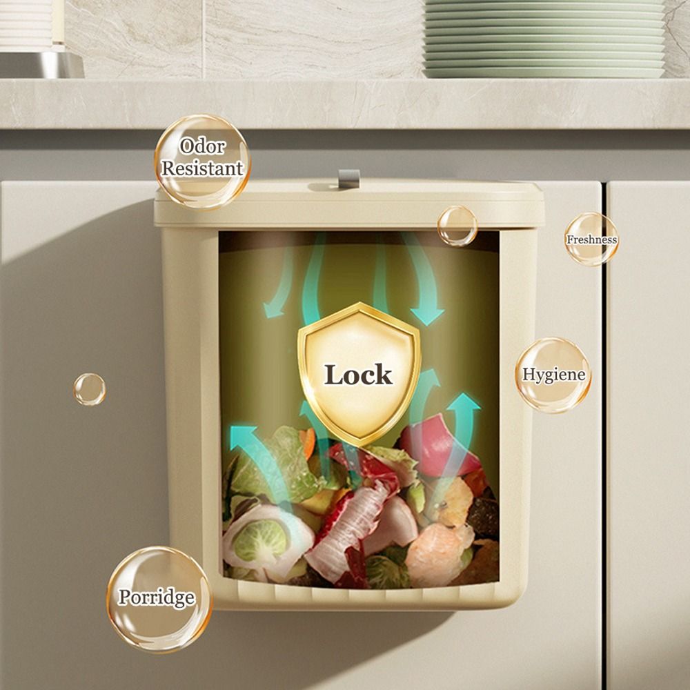 1Pcs New Cabinet Compost Trash - огляд і ціна Commercial Kitchen Bin