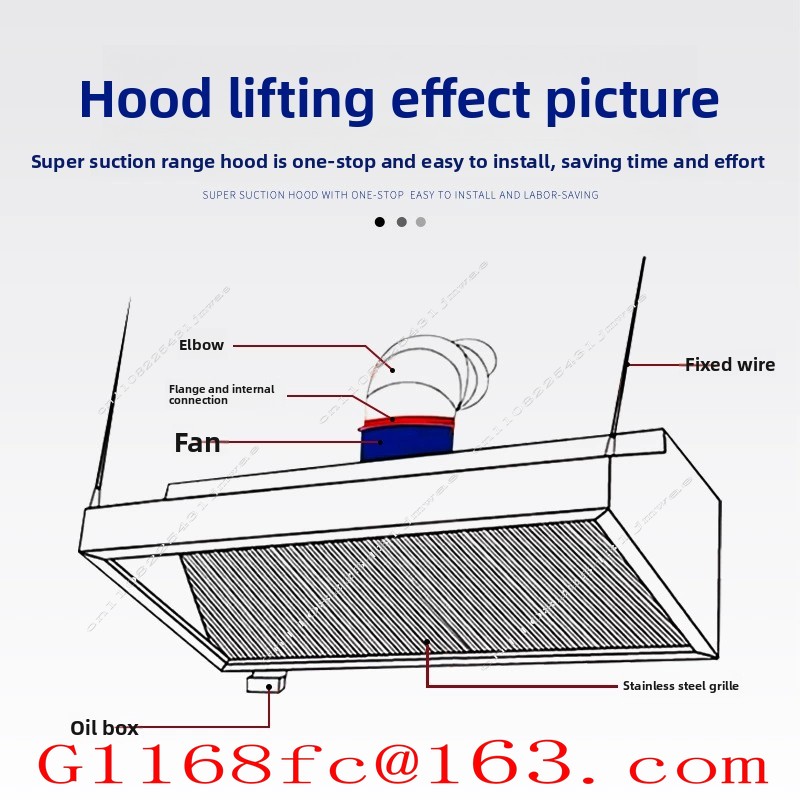 Stainless Steel Exhaust Hood f - огляд і ціна Commercial Kitchen Hoods